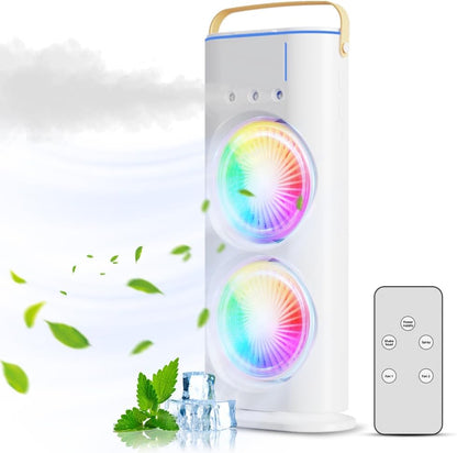 PORTABLE DOUBLE ENDED SPRAY FAN