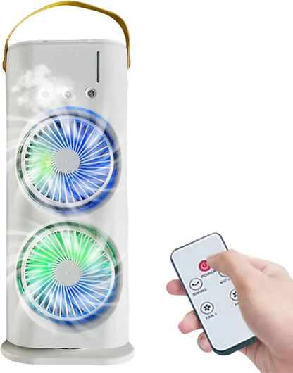 PORTABLE DOUBLE ENDED SPRAY FAN